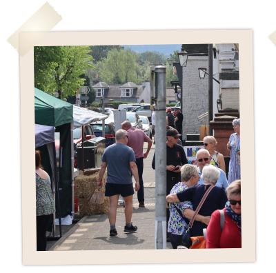 Summer Market Day in Moffat