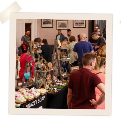 Inside the Town Hall on Market day