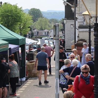 Summer Market Day in Moffat