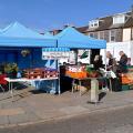 Wigtown market in the Sunshine
